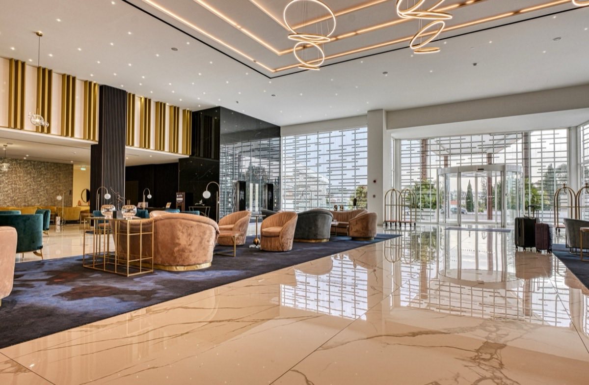 Tsokkos Protaras Hotel marble lobby